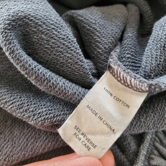 Gilded Intent Sweatshirt Women's L Gray Tiger Cropped - Picture 9 of 10